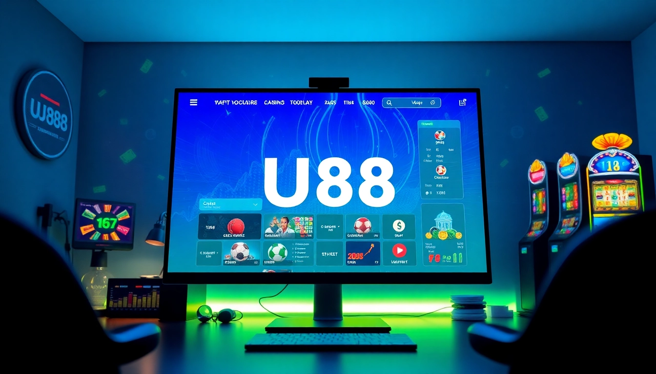 UU88 online betting platform showcasing vibrant options and a modern interface.