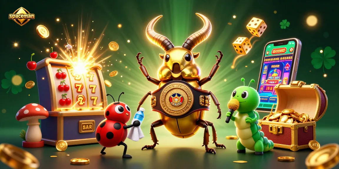 Spaceman slot game featuring a vibrant scene of characters, slots, and jackpots for thrilling play.